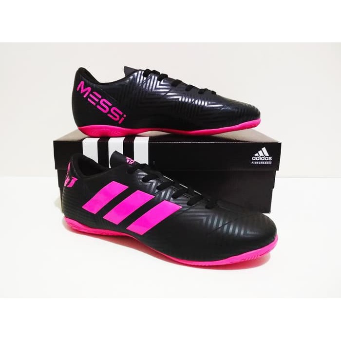 Olahraga SEPATU FUTSAL Adidas NEMEZIZ IC New Grade Ori (Black Pink)