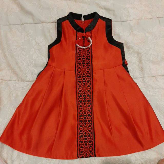 Dress Anak cheongsam preloved
