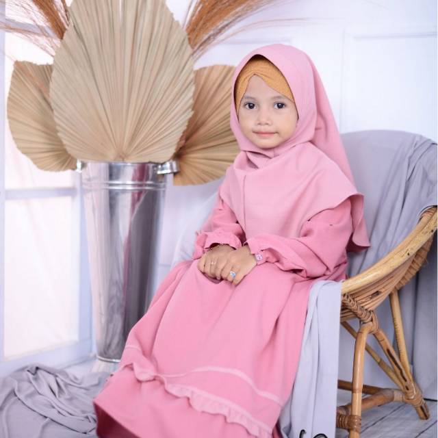GAMIS NAURA (1 SET GAMIS + HIJAB)