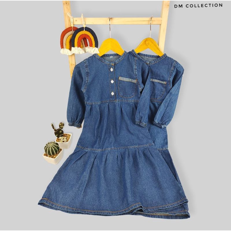 GAMIS JEANS ANAK MUSLIM PEREMPUAN USIA 3-8TAHUN