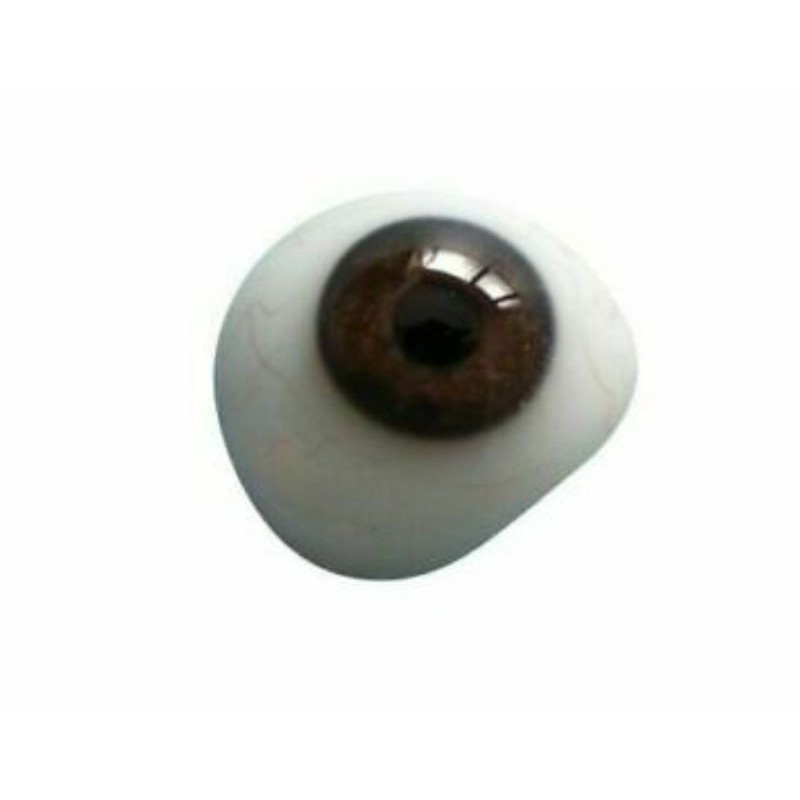 Mata Palsu prosthetic /mata palsu buatan artificial prosthetic eye hitam/coklat tua(dark brown)