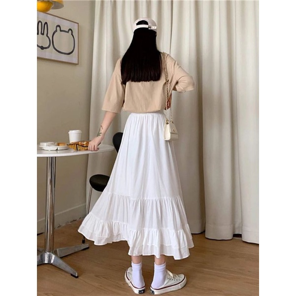 Nozomi Rok Wanita Panjang Kawaii Women Skirt Japan Korean Style Bawahan Rok Cewek Lucu