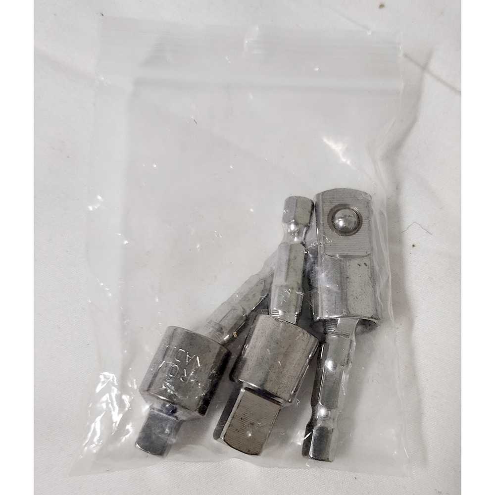 Tuosen Mata Bor Elektrik Adapter Extension Bits Hex 1/4 3/8 1/2 3 PCS ( Al-Yusi )