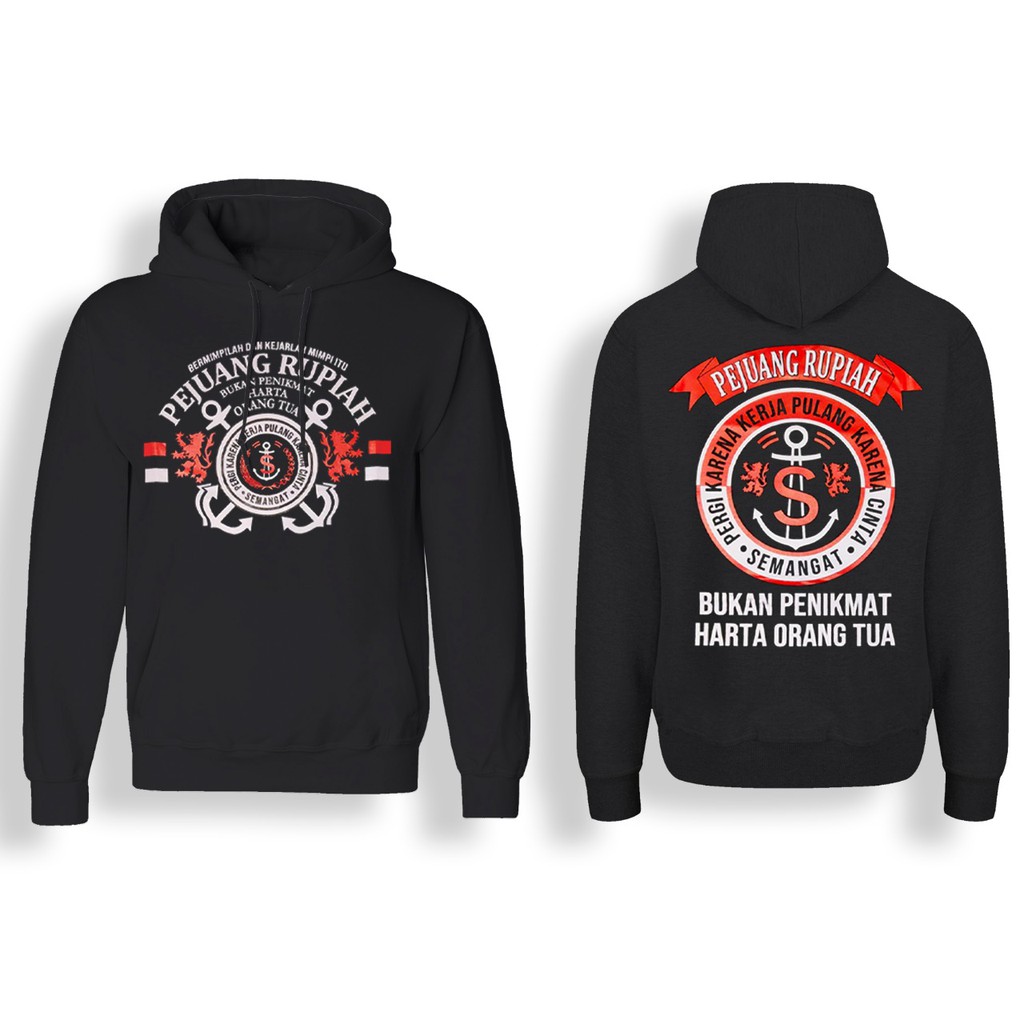 HOODIE PEJUANG RUPIAH BAJA/ JAKET PRIA/SWEATER DISTRO/PROMO JAKET MURAH