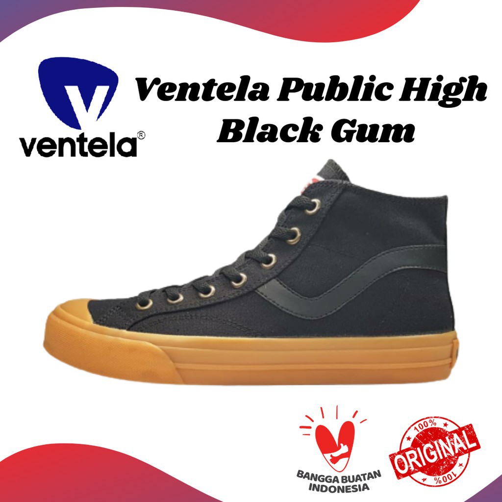 VENTELA PUBLIC HIGH BLACK GUM / VENTELA ORIGINAL
