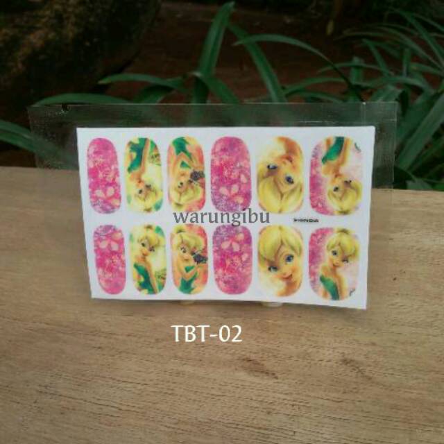 

Premium Nail Sticker Karakter Tinkerbell Fairy /Stiker Kuku TBT-02