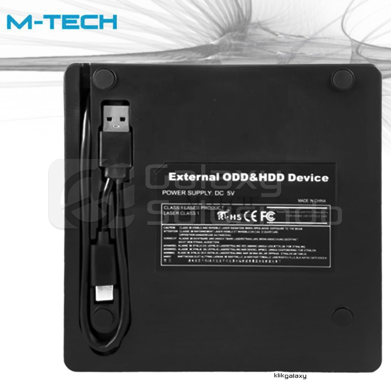 M-Tech Pop Up External DVD-RW USB 3.0 + USB Type C [GS]