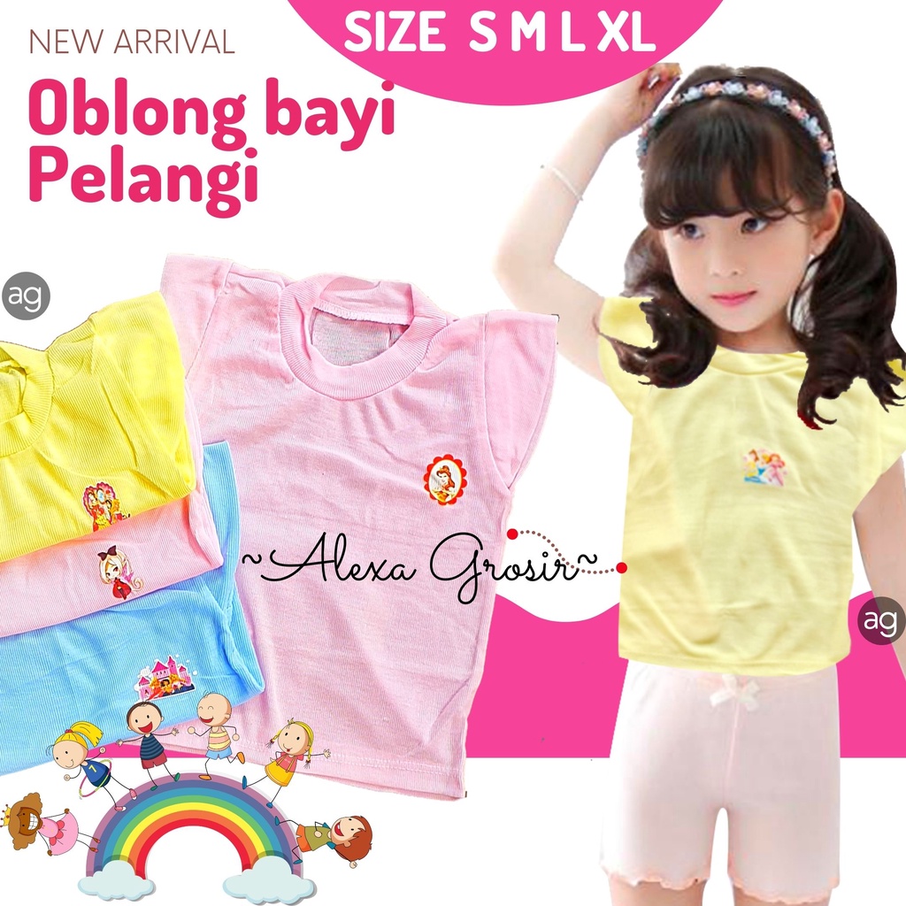 KAOS OBLONG BAYI S UNISEX 0-3 BULAN