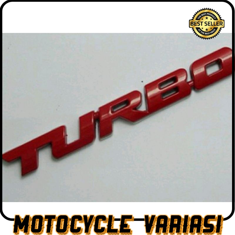 [COD] Emblem Turbo Mobil 3D Logo Aluminium