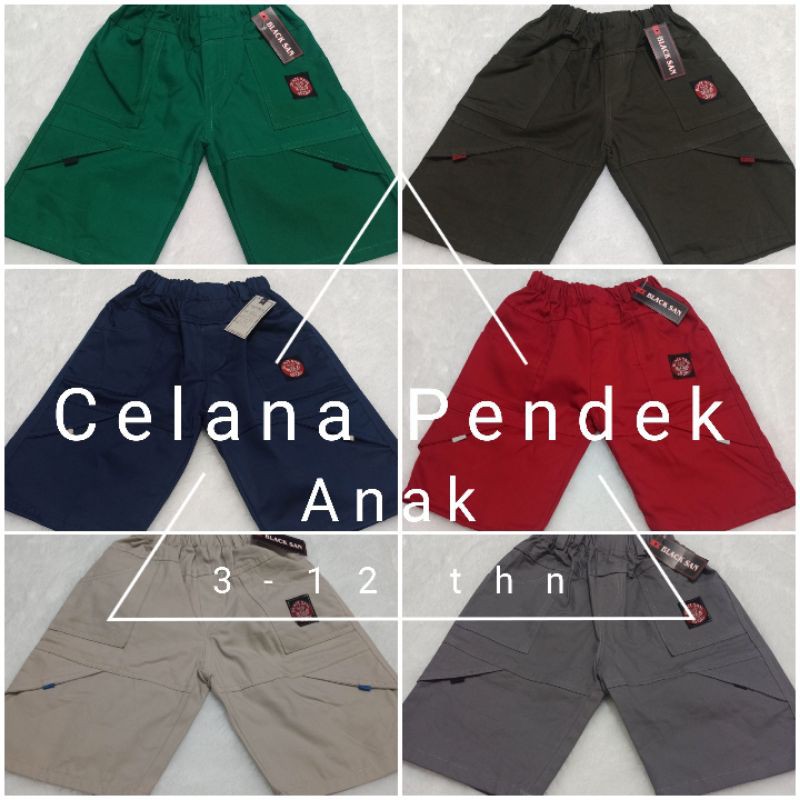 Celana pendek anak laki-laki 3/4 usia 3-12 tahun kolor cowok santai pants boxer hawai harian premium