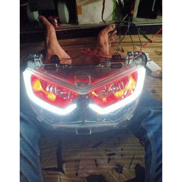 ALIS DRL 30CM SEPASANG GRATIS LAMPU DEVIL EYE