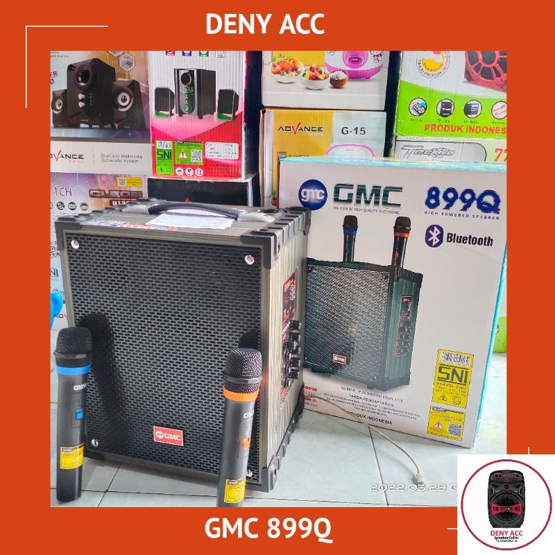 Jual SPEAKER BLUETOOTH GMC 899Q 8 INCH LEBIH BESAR DARI 899P Indonesia