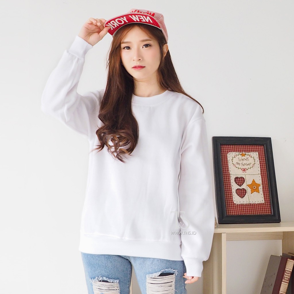 MakeGrosir - SWEATER POLOS WANITA BASIC