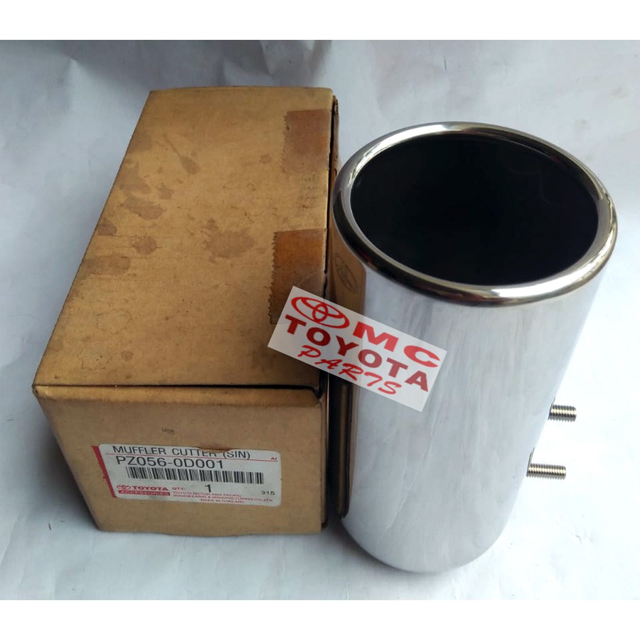 Corong Belakang Knalpot / Muffler Cutter Yaris PZ056-0D001