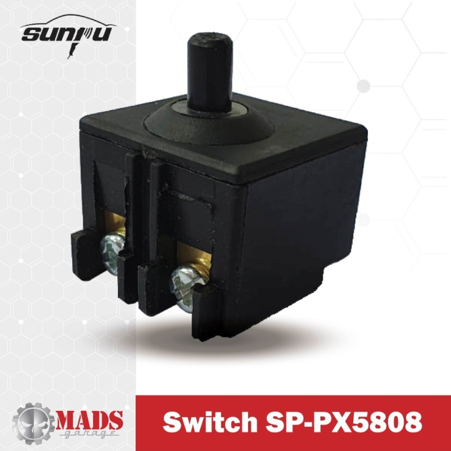 Switch Mesin Poles/Polisher Dual Action Sunpu SP-PX5808 Original