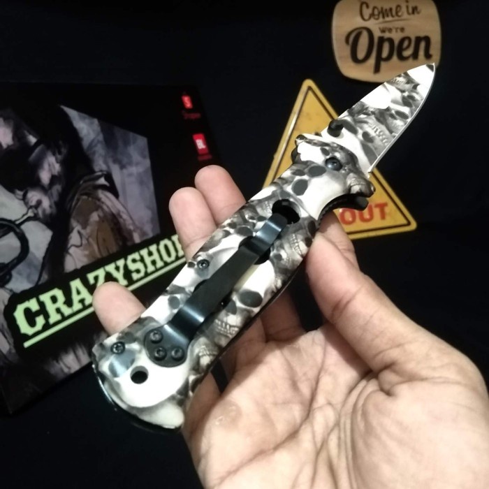 Pisau Lipat Survival Cold Steel P626 / Survival Kit / Pisau Lipat