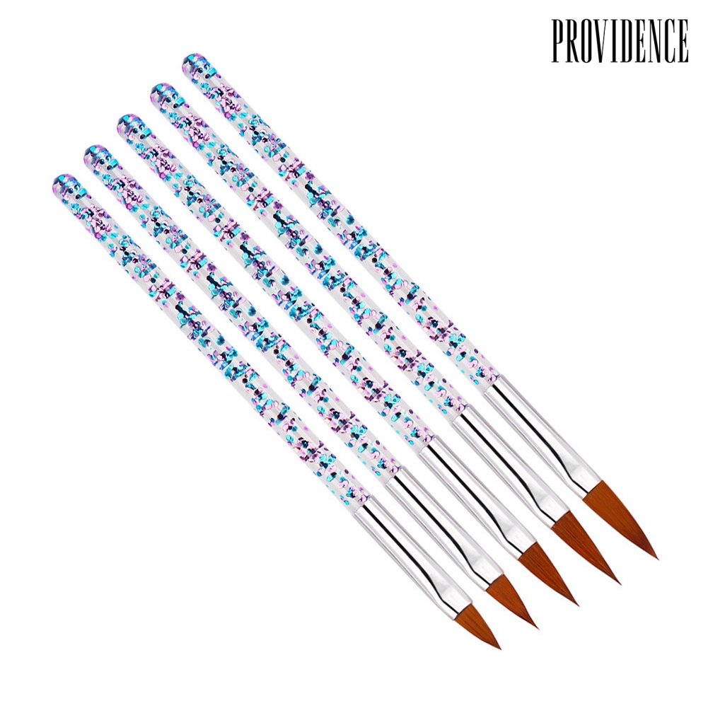 Providence 5Pcs/Set Flower Pattern Nail Art Painting Brushes Drawing Pens Manicure Tools