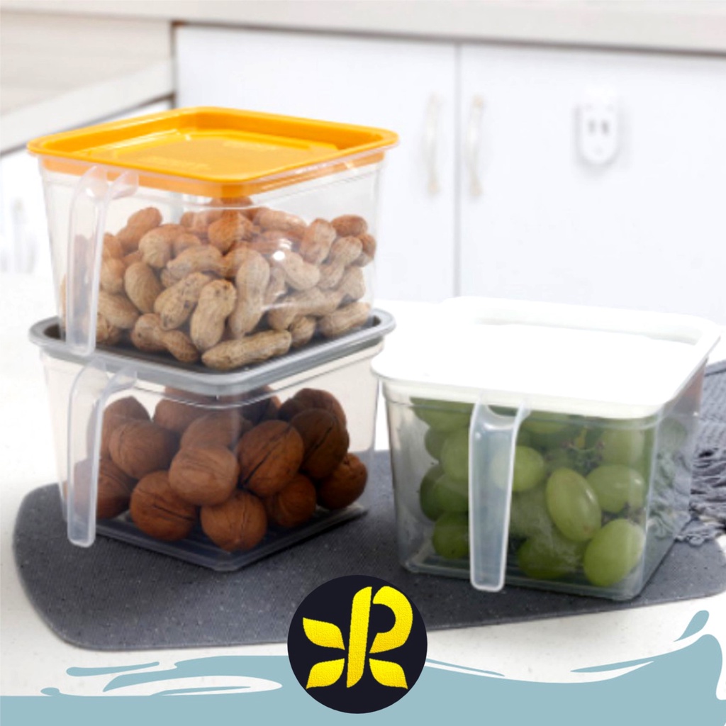 WADAH KULKAS DENGAN TUTUP PLASTIK 6046 SERBAGUNA/STORAGE BOX