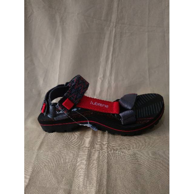 ( LUBRENE.ID ) FREE JAM TANGAN Sandal Gunung Anak 33-37 / Lubrene Berton Abu / Sandal Gunung Casual