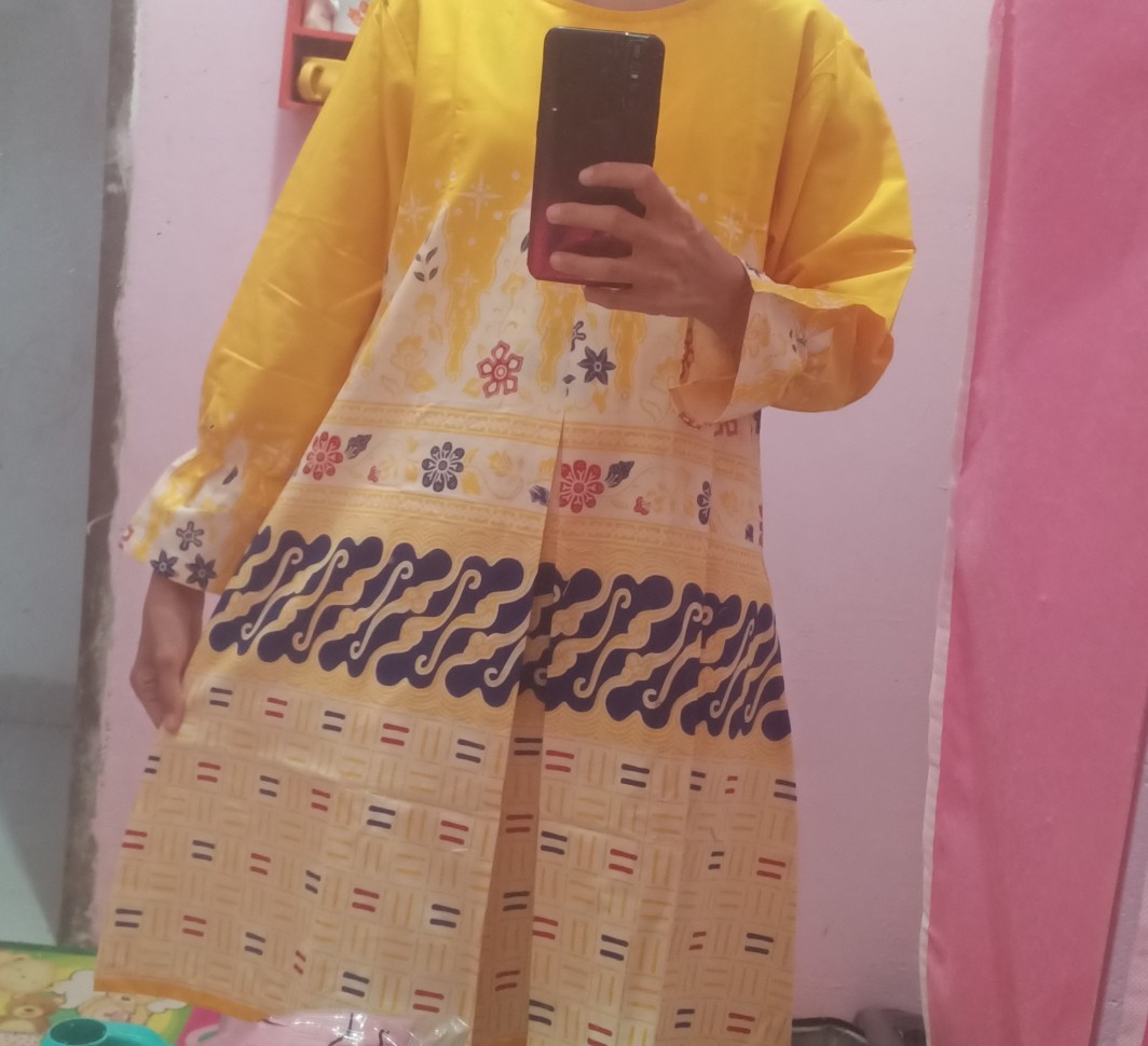 Tunik Candra Dewi Size S M L Xl Xxl | Dress Batik Asli Solo