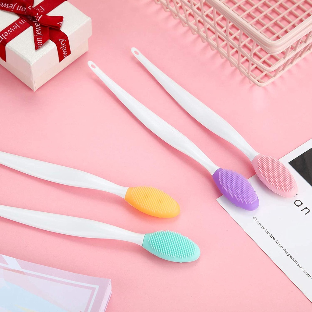 Double-Sided Silicone Exfoliating Soft Nose Brush
