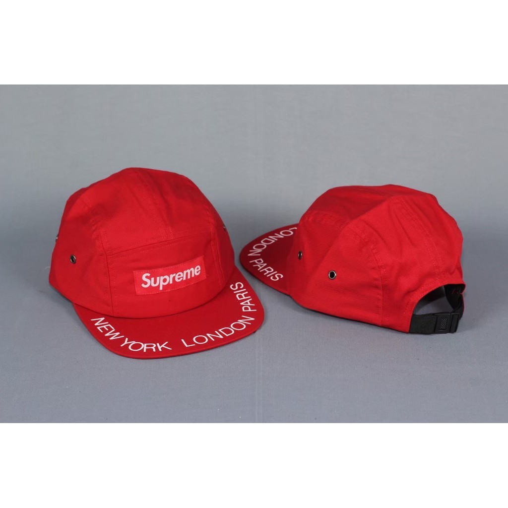 TOPI CAPS 5PANEL SUPREME NEWYORK LONDON PARIS HIGH PREMIUM QUALITY