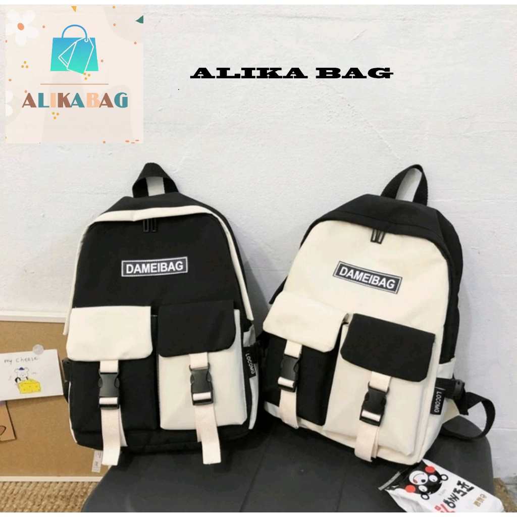 ALIKA BAG - Tas Ransel Wanita Fashion Casual New Mixed Color