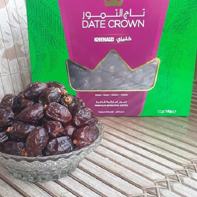 

ㄻ Kurma Date Crown Khenaizi Khenizi Kenizi 1KG Original Kemasan Baru ♘