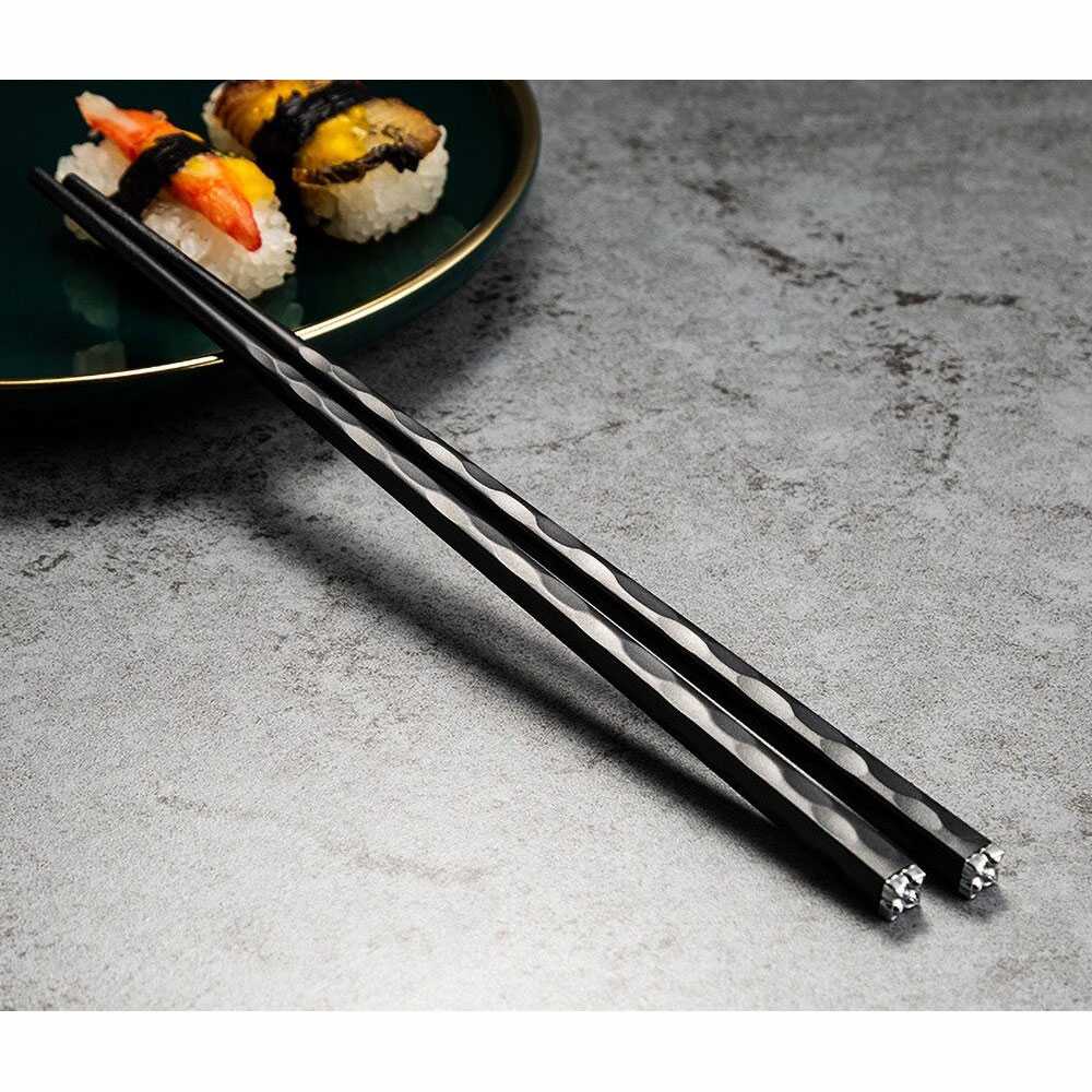 TD-AI USEMD Alat Makan Sumpit Japanese Style Chopstick 5 Pasang - 01BPP