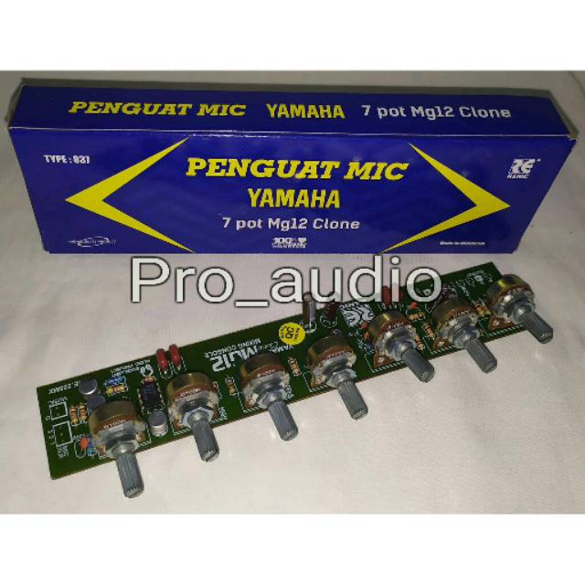 Kit penguat mic mixer Yamaha MG12 clone