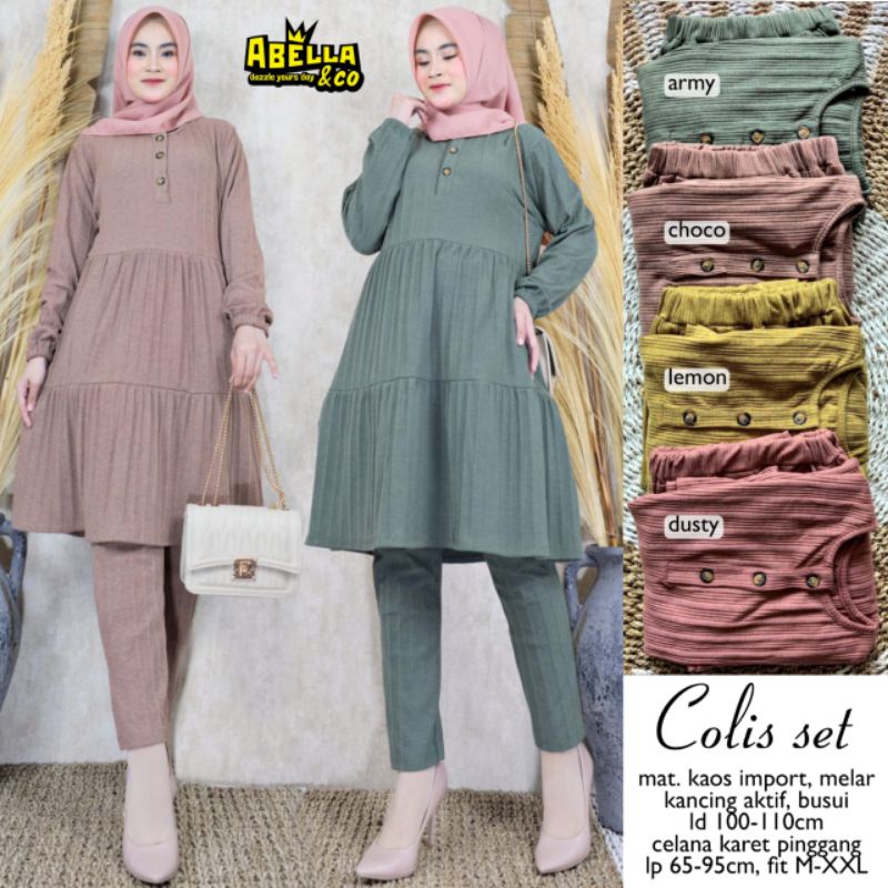 COLIS SET ORIGINAL PRODUK BY ABELLA