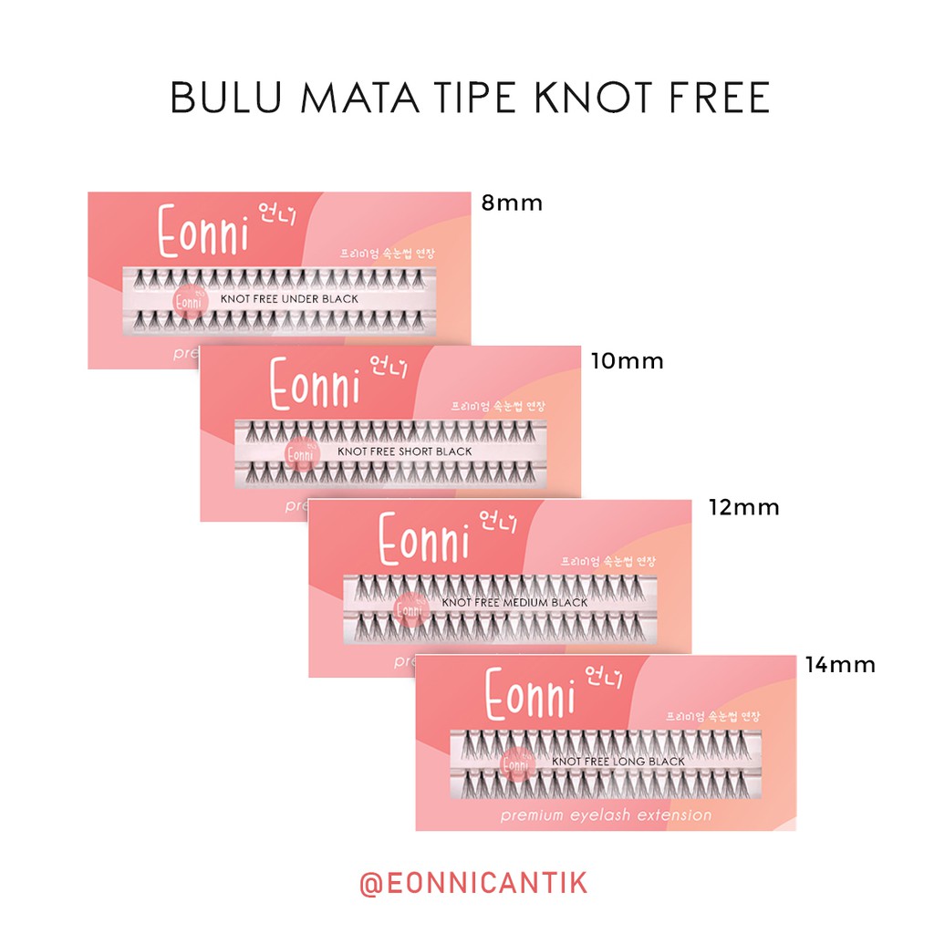 BULU MATA TANAM KNOT FREE 60 HELAI