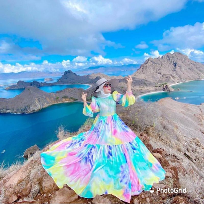 Dress Rainbow paddle pop Import (RX)