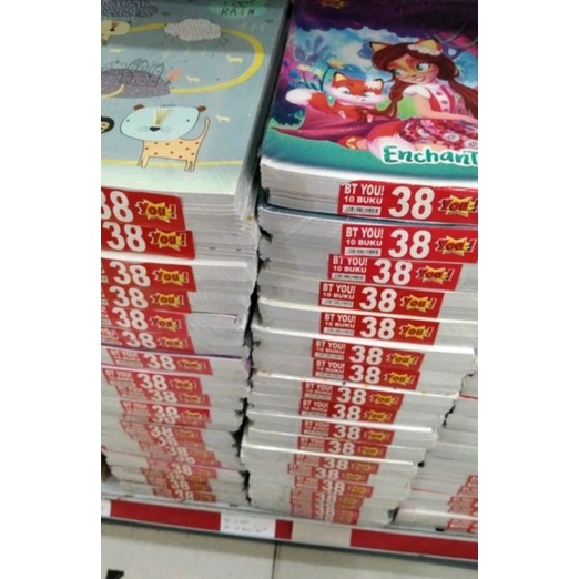 

Buku Tulis Murah 38 Lembar ( 1 pak isi 10 buku )