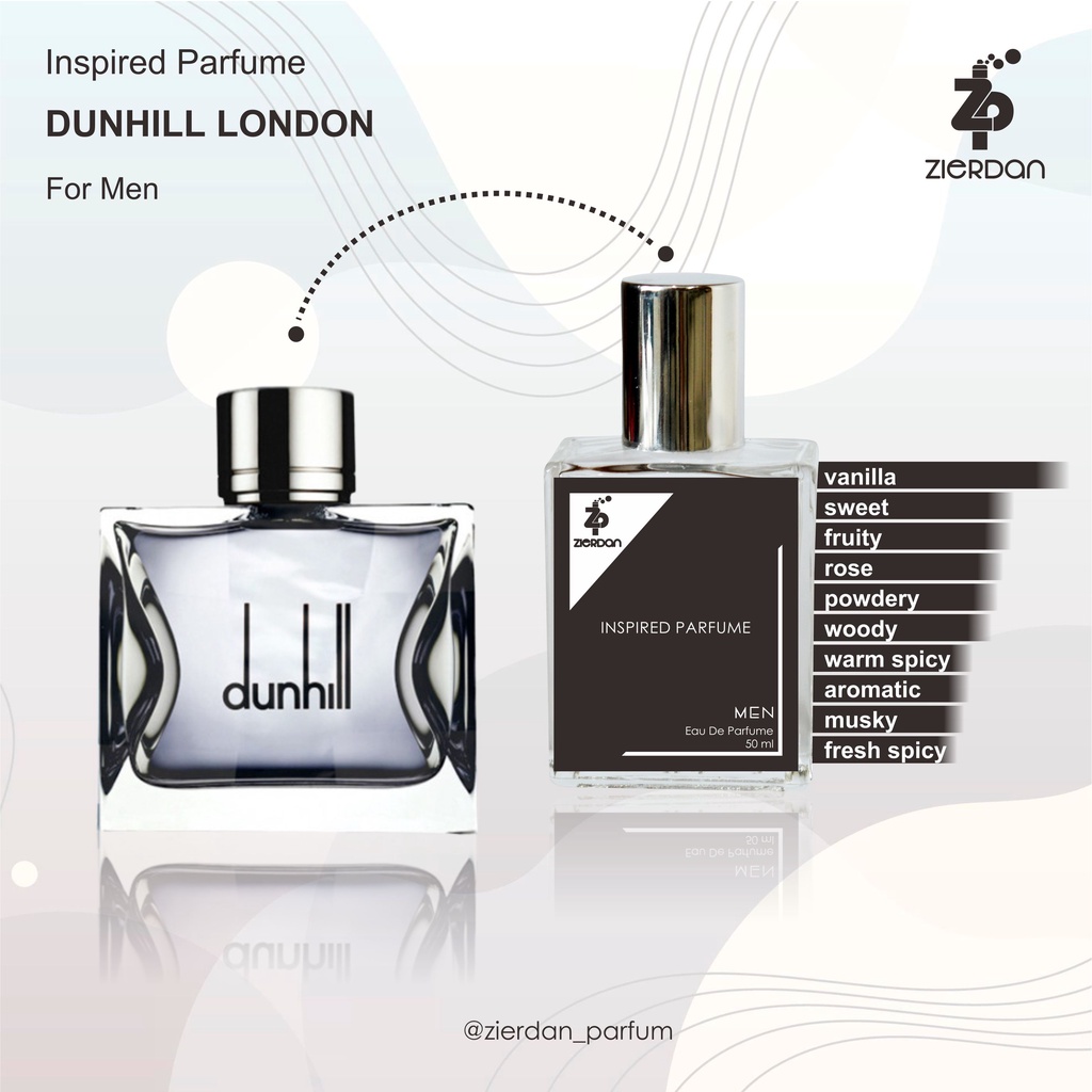 Zierdan Inspired Parfum Dunhill London Parfume Farfum Minyak Wangi Tahan Lama Pria Cowok