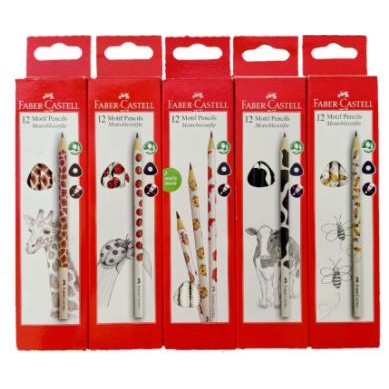 

PENSIL 2B MOTIF FABER CASTEL/ PENSIL LUCU