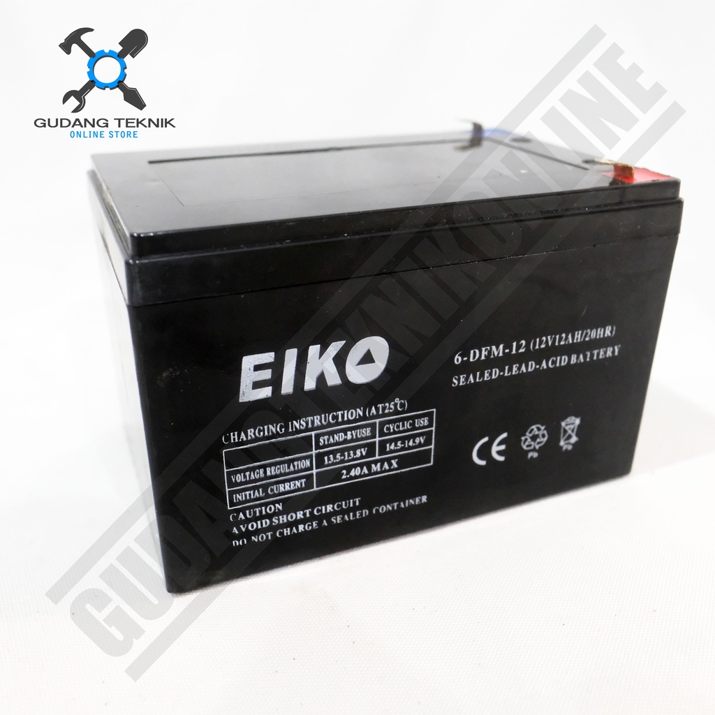 BATERAI Aki 12A 12V Sprayer Hama Elektrik EIKO DRAGON / Accu Baterai 12 Ah 12 Volt DRAGON EIKO