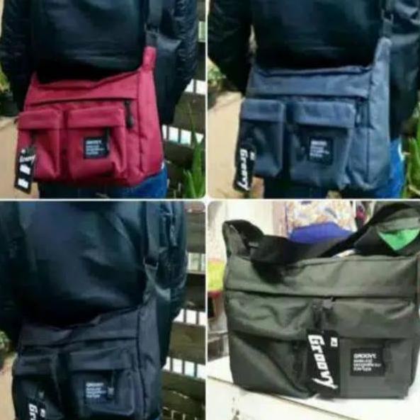 Tas Selempang laki laki groovy original murah [DZ.20Au22т]
