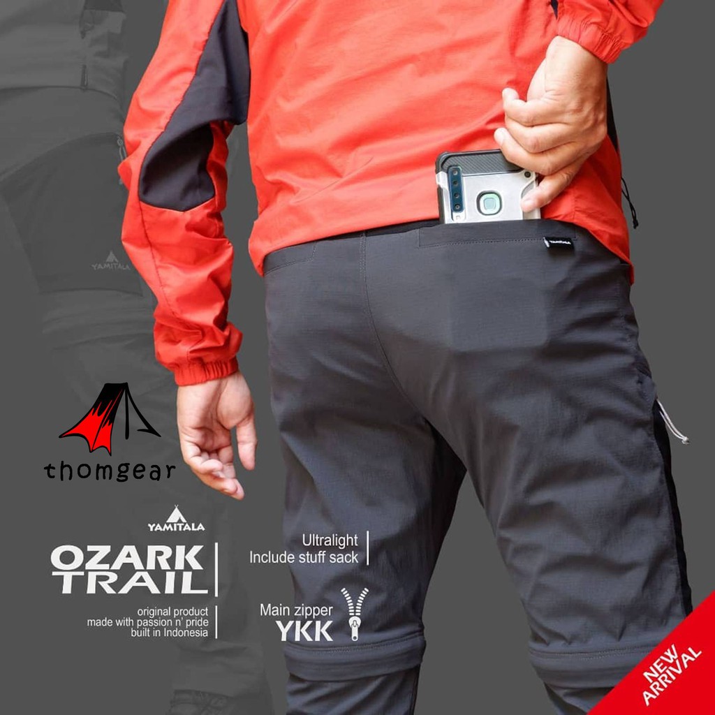 Yamitala Ozark Trail Unisex Celana Panjang Gunung Outdoor Hiking Sambung Pria Wanita Laki Laki Cewek Cewe Cowok Cowo Dewasa Quickdry Stretch Elastis Slim Fit Reguler Karet Pinggang Original Terbaru Ukuran S Xl 27 Jumbo Thomgear