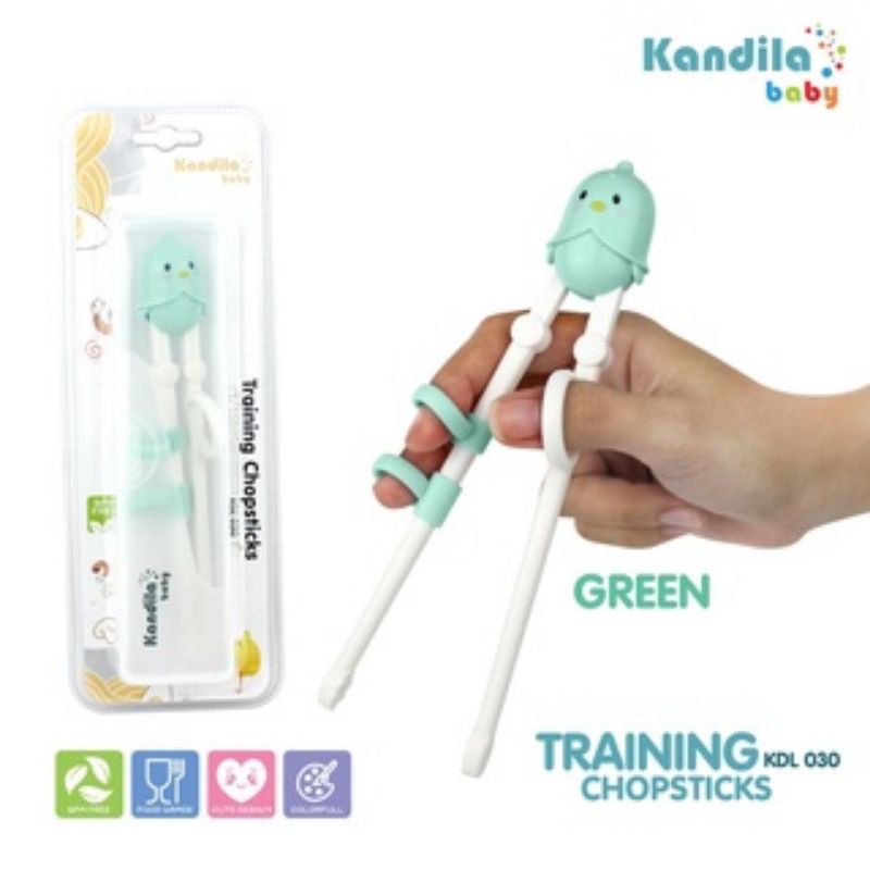 Kandila Baby Chopsticks Training With Case Box KDL030 - Latihan Sumpit Anak Bayi + Kotak - Latian Sumpit Anak-Anak