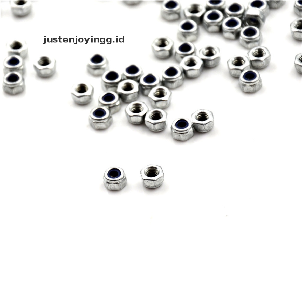 100 Pcs M3X0.5Mm Baut Hex Bahan Stainless Steel Nilon