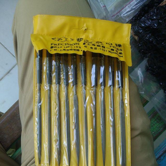 Kikir Besi File Set 10 Pcs Size 4 X 160 Mm Cap Buaya