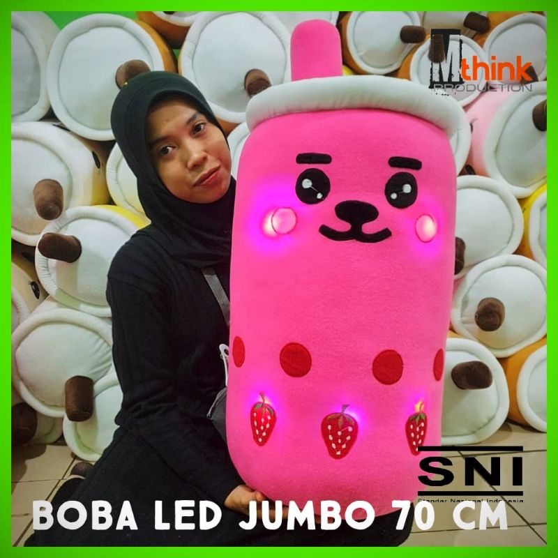 BONEKA BOBA LED BTS SUPER JUMBO 70 CM