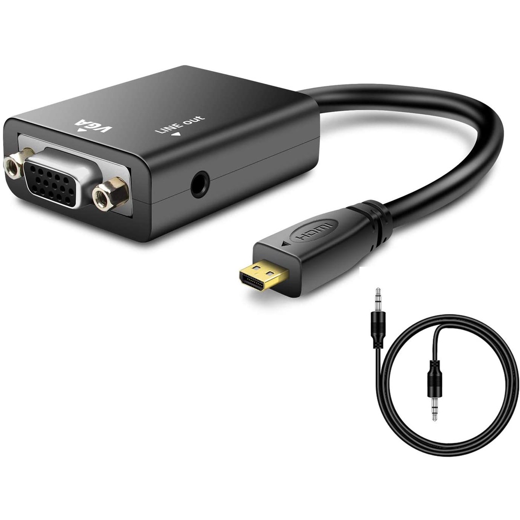 MICRO HDTV TO VGA+AUDIO Converter# MICRO HDMI TO VGA+AUDIO (P)