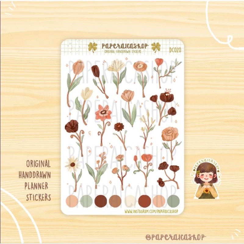 

PLANNER STICKER AESTHETIC FOR JURNAL SCRAPBOOK BUJO BY PAPERAICASHOP