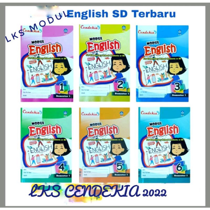 LKS ENGLISH CENDEKIA Semester 1 kelas 1/2/3/4/5/6 SD 2022
