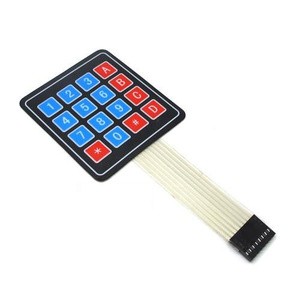 Keypad Membran 4x4 Matrix Arduino 4 x 4 Input Key Pad Membrane ( Membran 4 x 4 ) Arduino Membrane Switch