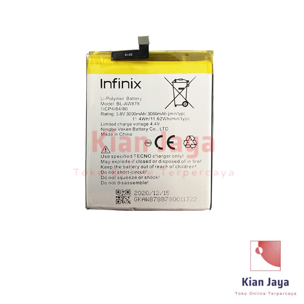 Baterai Infinix Smart X5010 BL-AW878 Batre Batrai Battery Hp BLAW878 Original