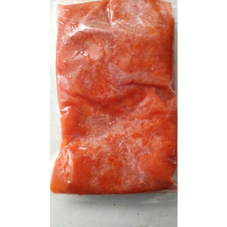 

salmon kerok/minced salmon @500 gram full daging tanpa tulang dan kulit fresh