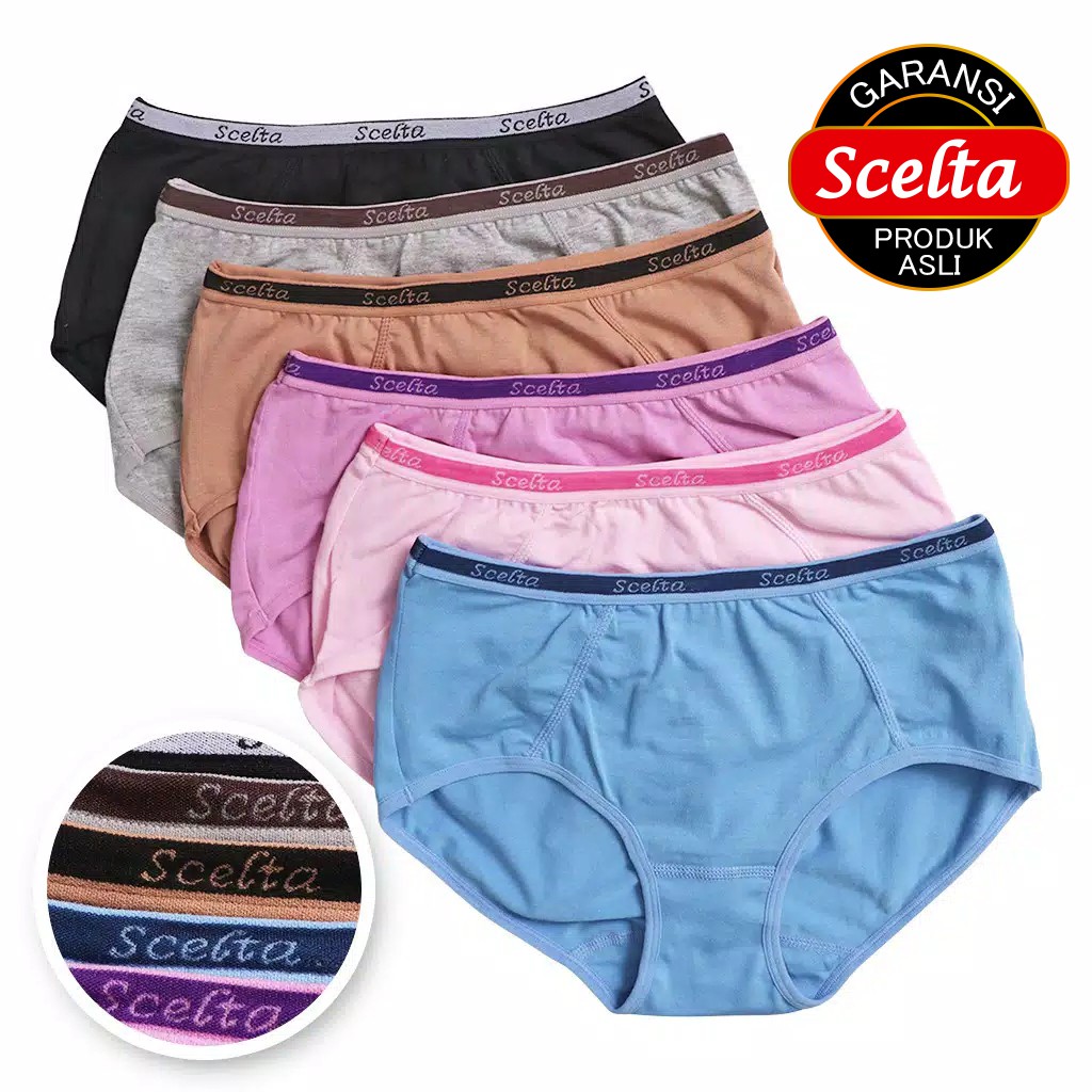 Cd Celana Dalam Katun Super Ori Scelta List Brand Original